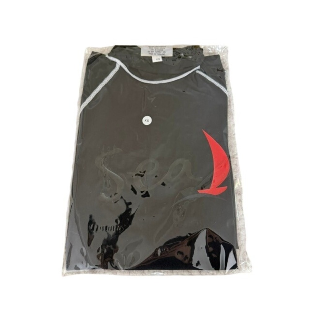 NEW Sail Equipment Australia SEA Black Long Sleeve Rash Guard Shirt Mens XS